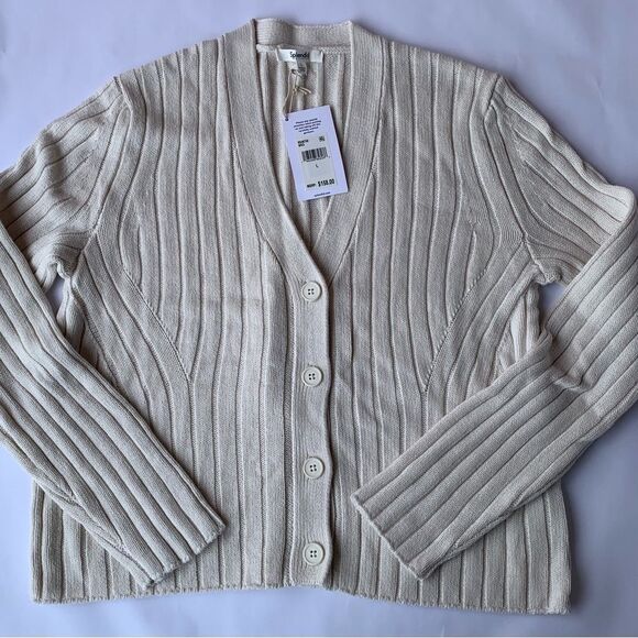 NWT Splendid Cream Moonstone Kritzia Cardigan Sweater new with tags large - Picture 9 of 15
